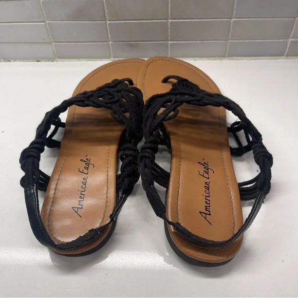 American Eagle Black Sandals - Picture 2 of 4